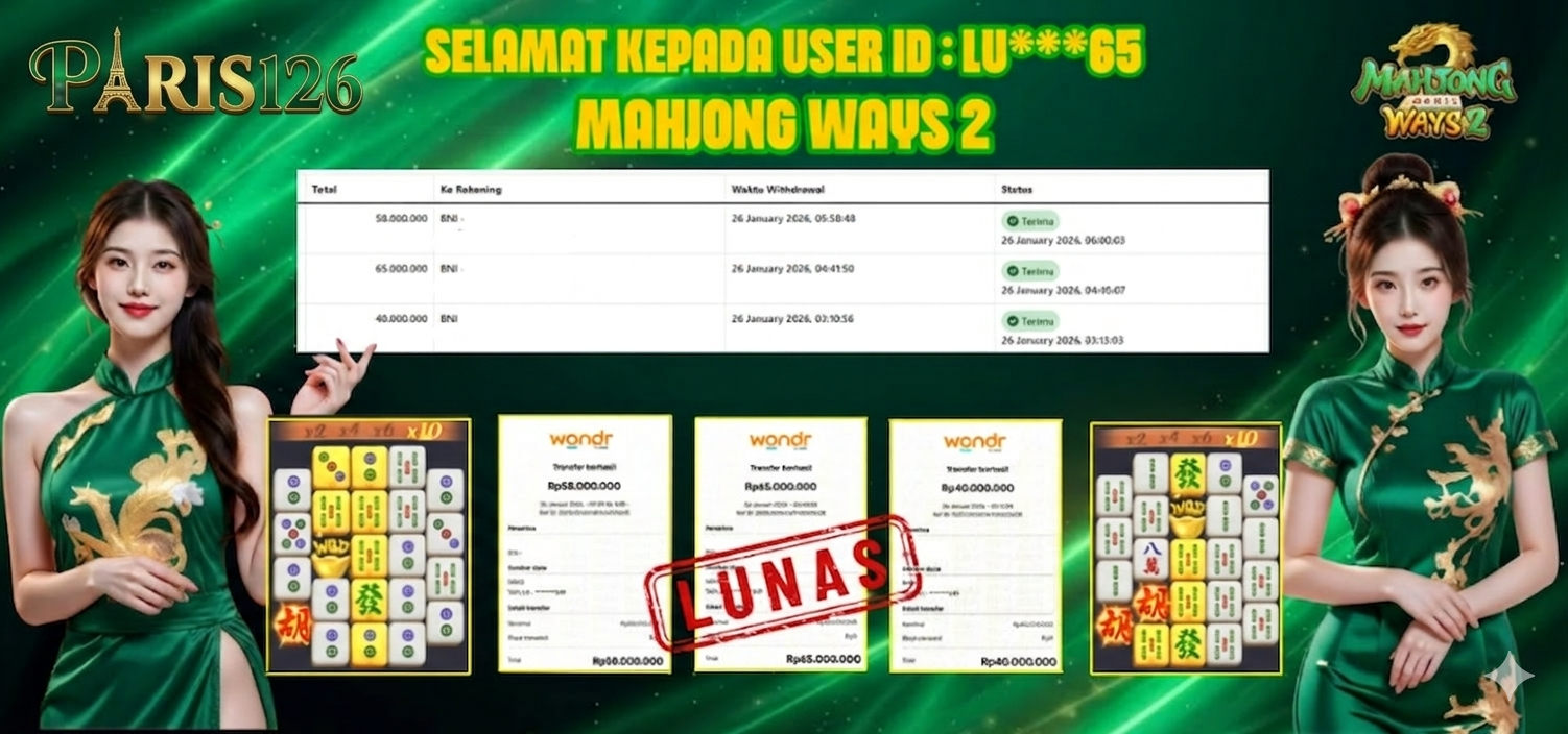 PARIS126 >> Platform Game Online Resmi Dan Terpercaya 2026 promo